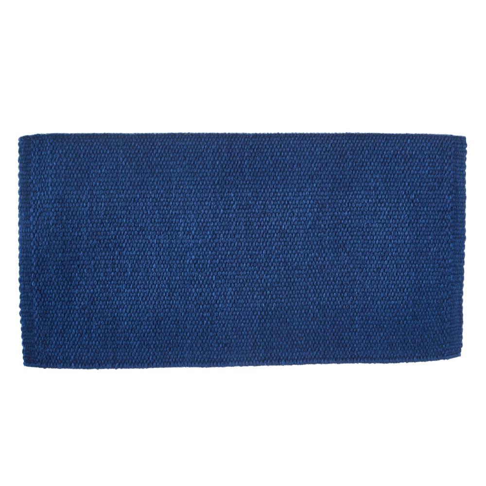1314-95 San Juan Solid Slate Blue 36x34 New Zealand Wool Saddle Blanket