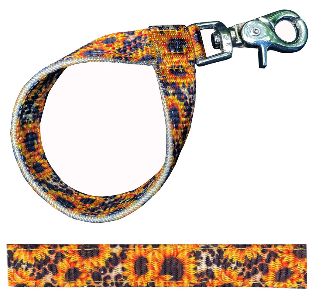 Premium nylon Sunflower print Tie down Keeper