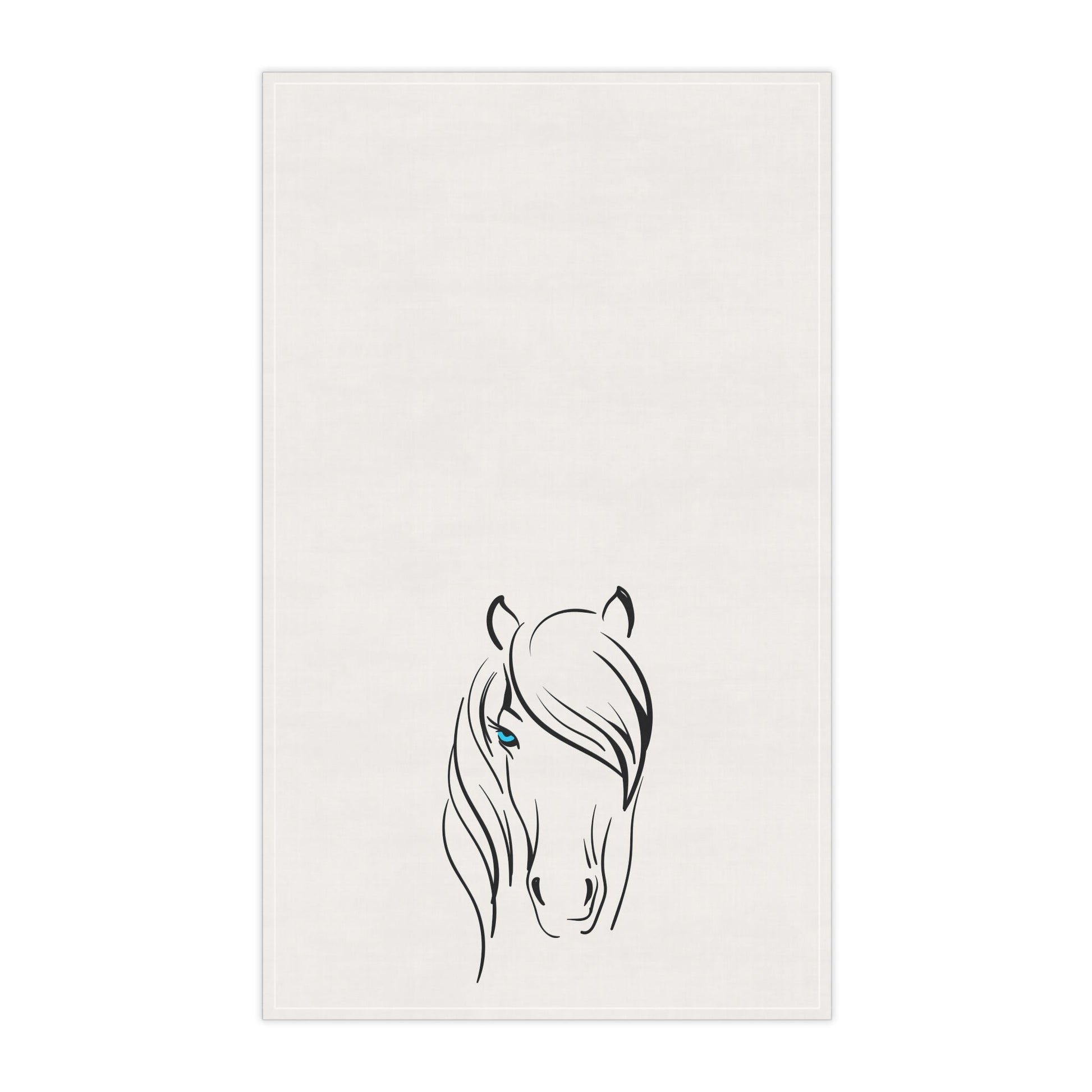 Elegant Horse Tea Towels, Farmhouse Kitchen Decor, Animal Lover Gift, Boho Home Accessories, Elegant Equine Kitchen Towels, Unique Horse Art