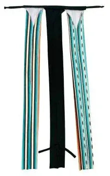 Teal Serape Braid-In Lycra Tail Bag