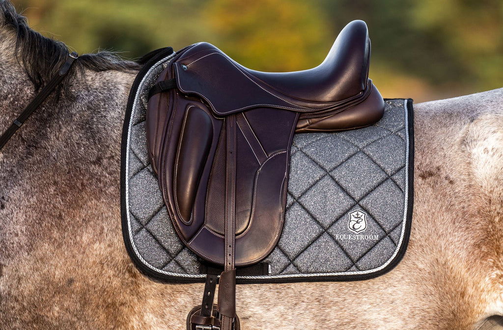 Stardust Grey Saddle Pad Set