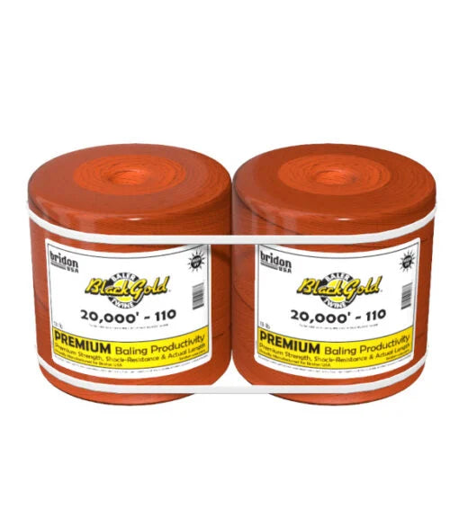 BLACK GOLD 110 20K'RoundBale Twine Rust 2CN