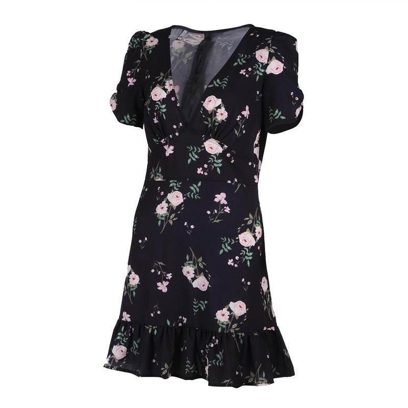 Boho Floral Summer Dress