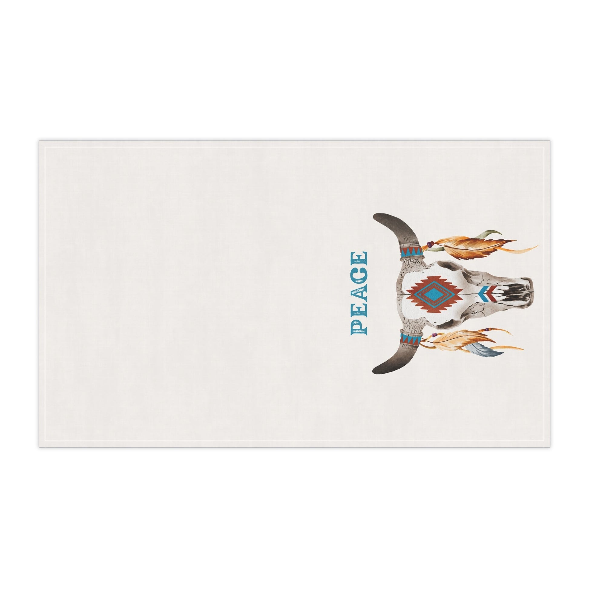 Southwestern Colors Peace Tea Towels, Kitchen Linens, Decorative Hand Towels, Home Gift Towels, Housewarming Hostess Gift, House Decor
