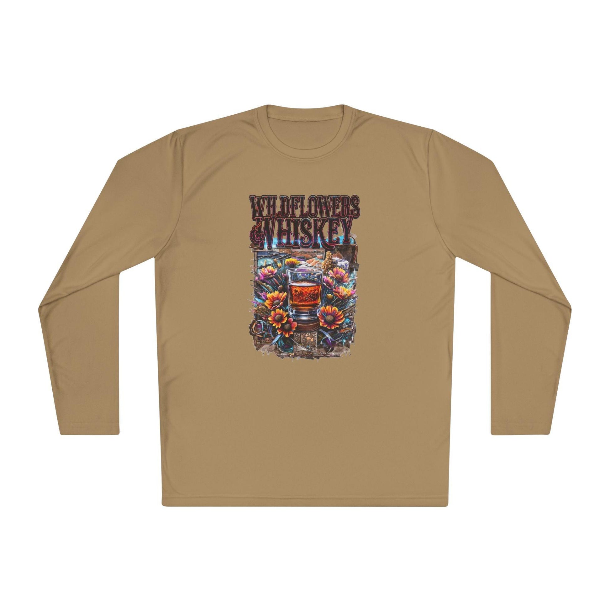 Wildflowers and Whiskey Lightweight Long Sleeve Tee