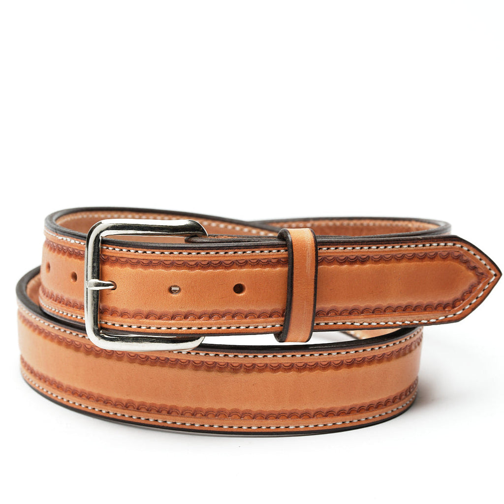 Saddle Tan Smooth Border Stamped - 48