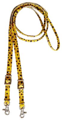 3/4" x 8ft Sunflower nylon contest rein with scissor snap end