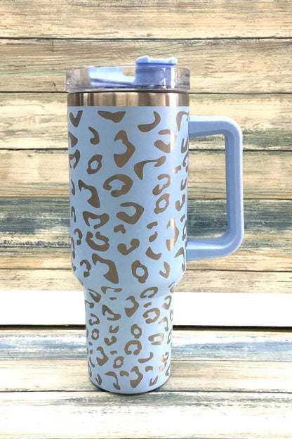 LEOPARD STAINLESS STEEL TUMBLERS CUP 40oz