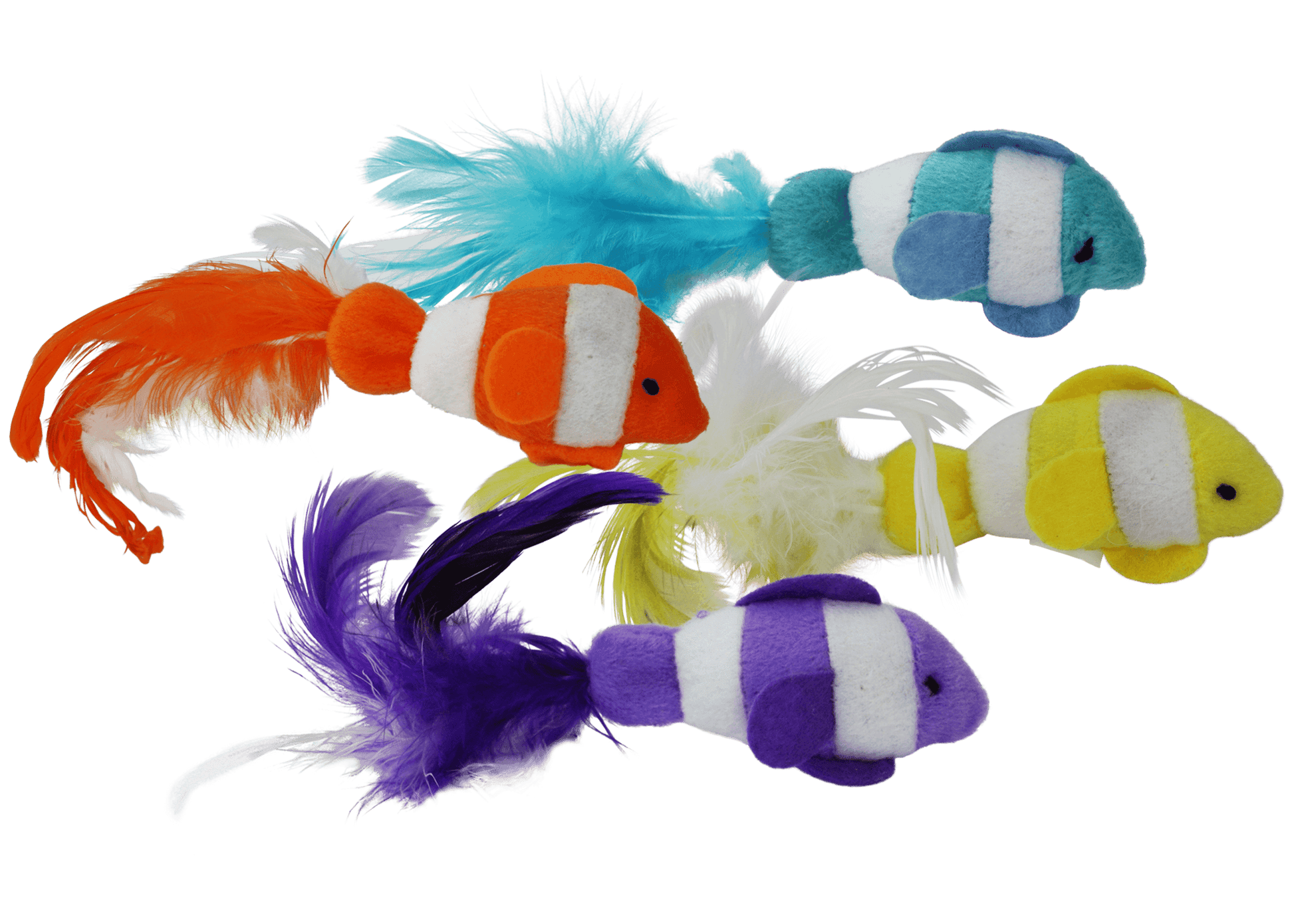 Multipet Clown Fish - Assorted Colors 2pk