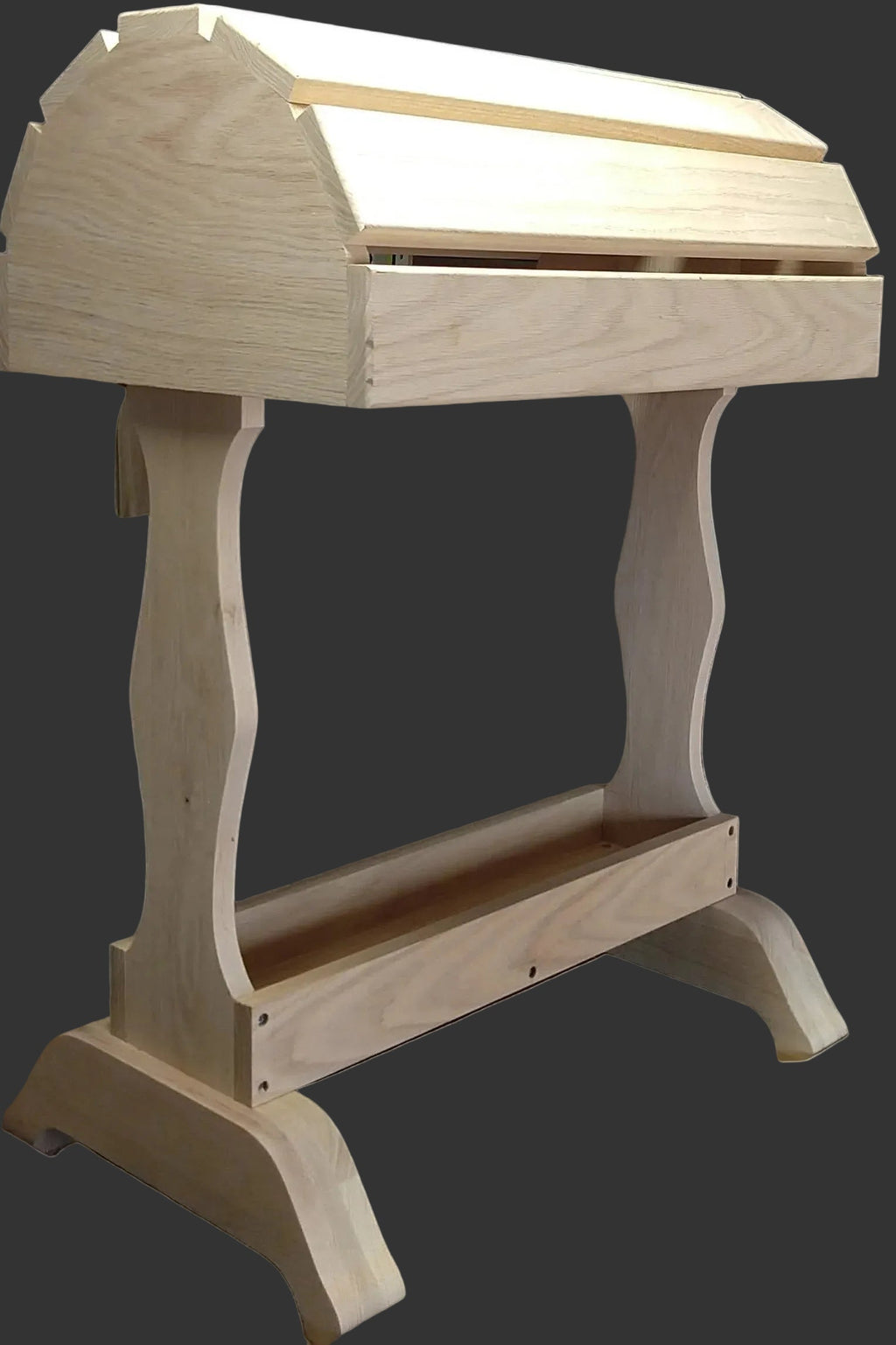 Classic Wood Saddle Stand / Natural unfinished