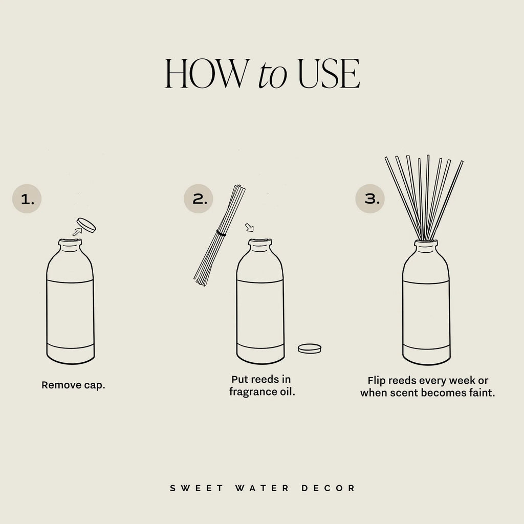 Cashmere and Vanilla Tinted Glass Jar Reed Diffuser
