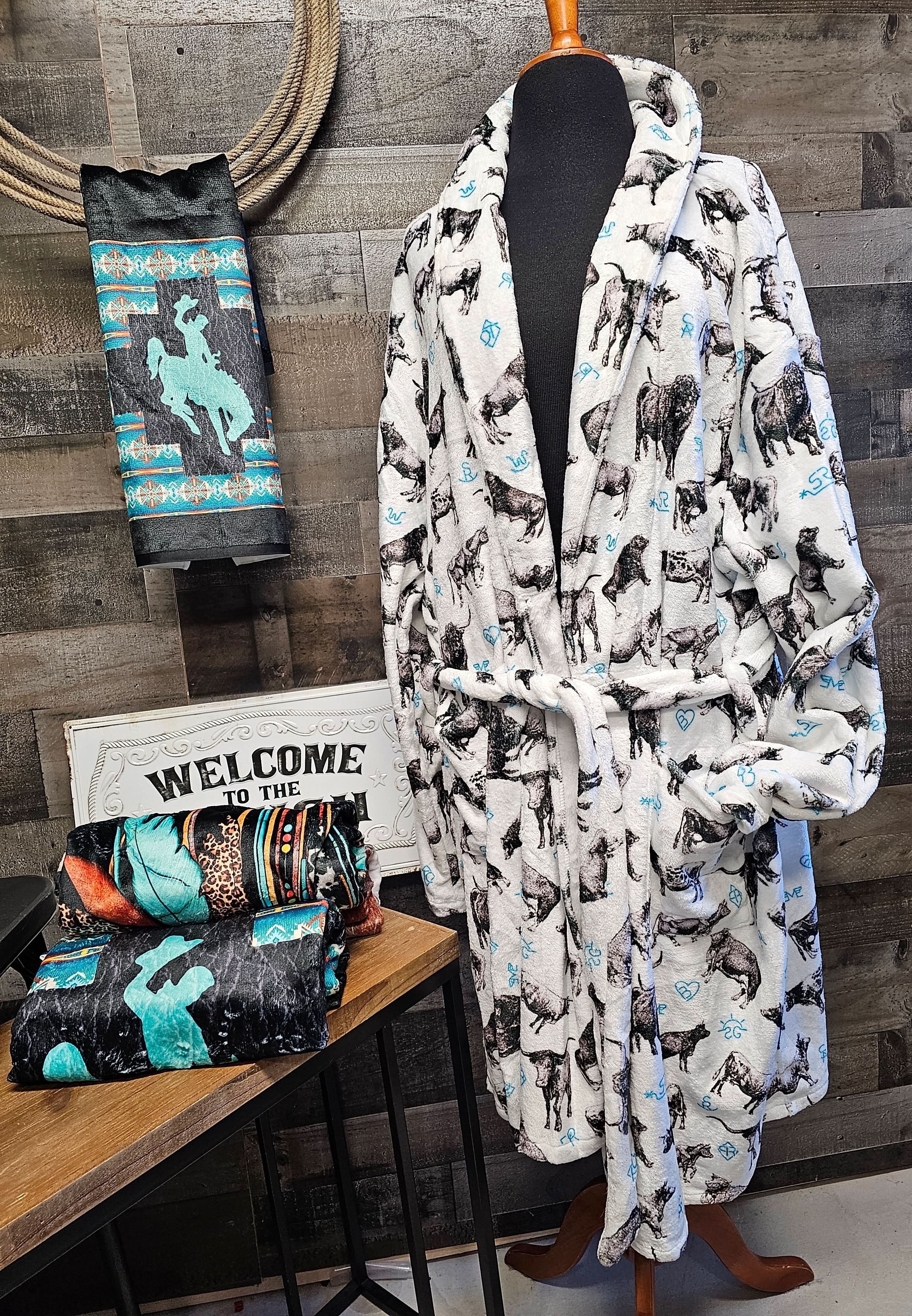 Cattle and Brands Women's Western Bath Robe – Burch HIll Tack