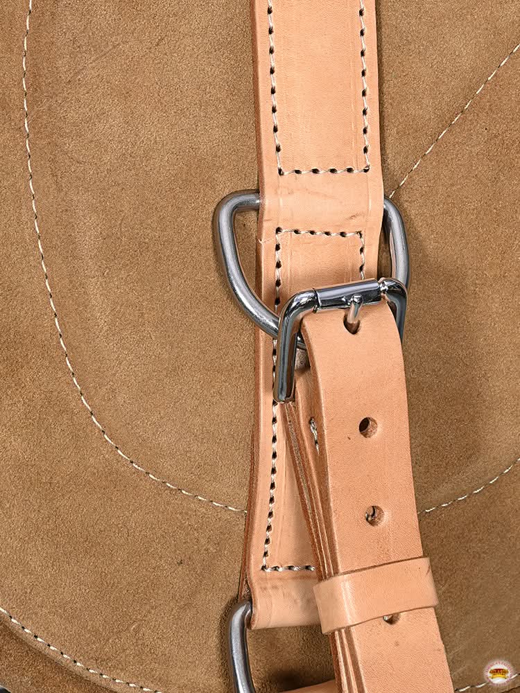 Hilason Natural Horsemanship Leather Bareback Western Treeless Saddle Pad