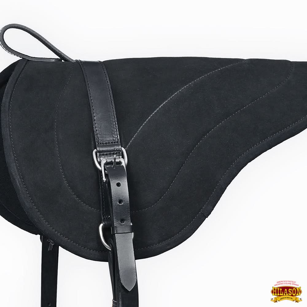 Hilason Natural Horsemanship Leather Bareback Western Treeless Saddle Pad