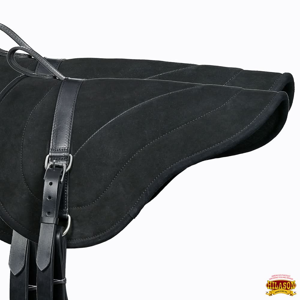 Hilason Natural Horsemanship Leather Bareback Western Treeless Saddle Pad