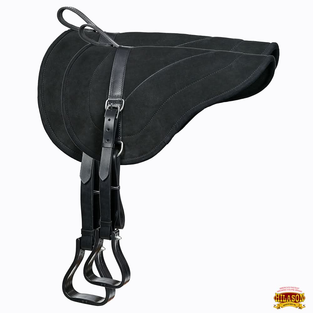 Hilason Natural Horsemanship Leather Bareback Western Treeless Saddle Pad