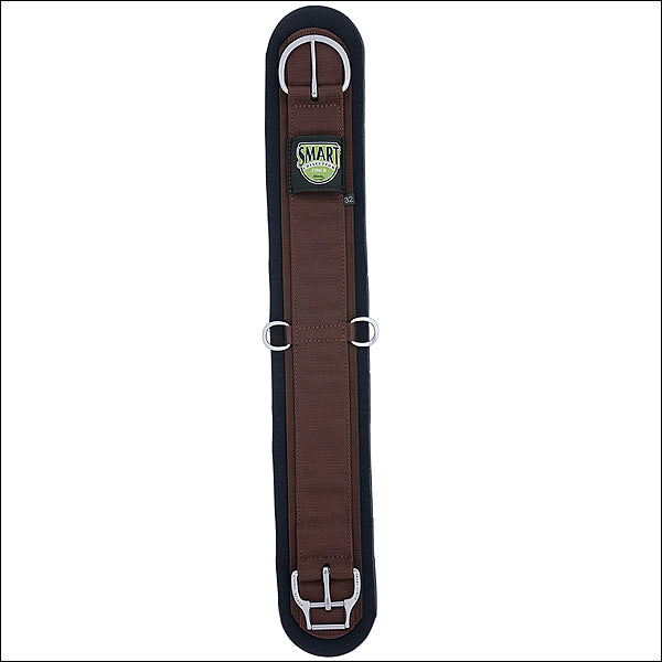 26 Inch Weaver Brown Neoprene Straight Smart Horse Cinch Girth Roll Snug Buckle