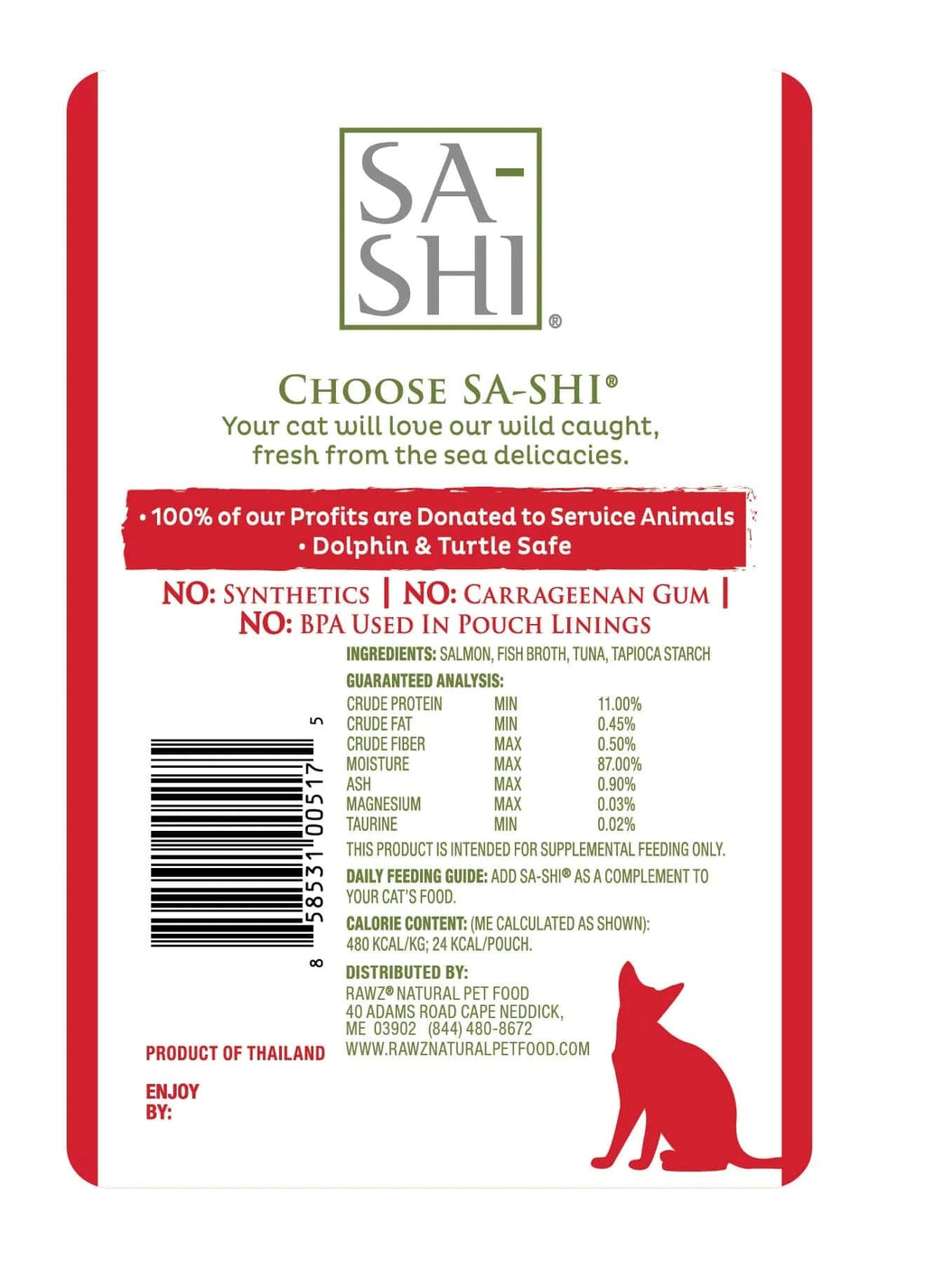 Sa-Shi Salmon & Tuna Recipe (1.76oz)
