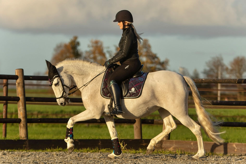 Ultraviolet Saddle Pad Set