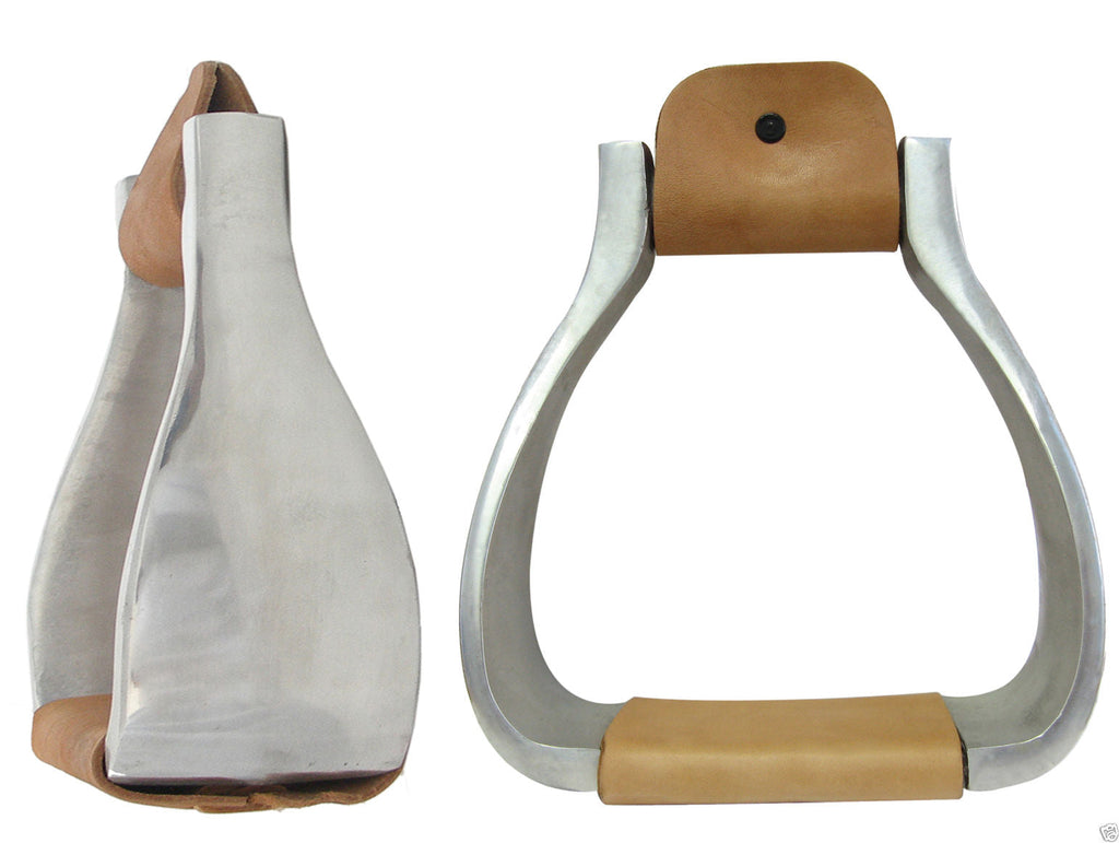 AJ Tack Aluminum Wide Bell Stirrups