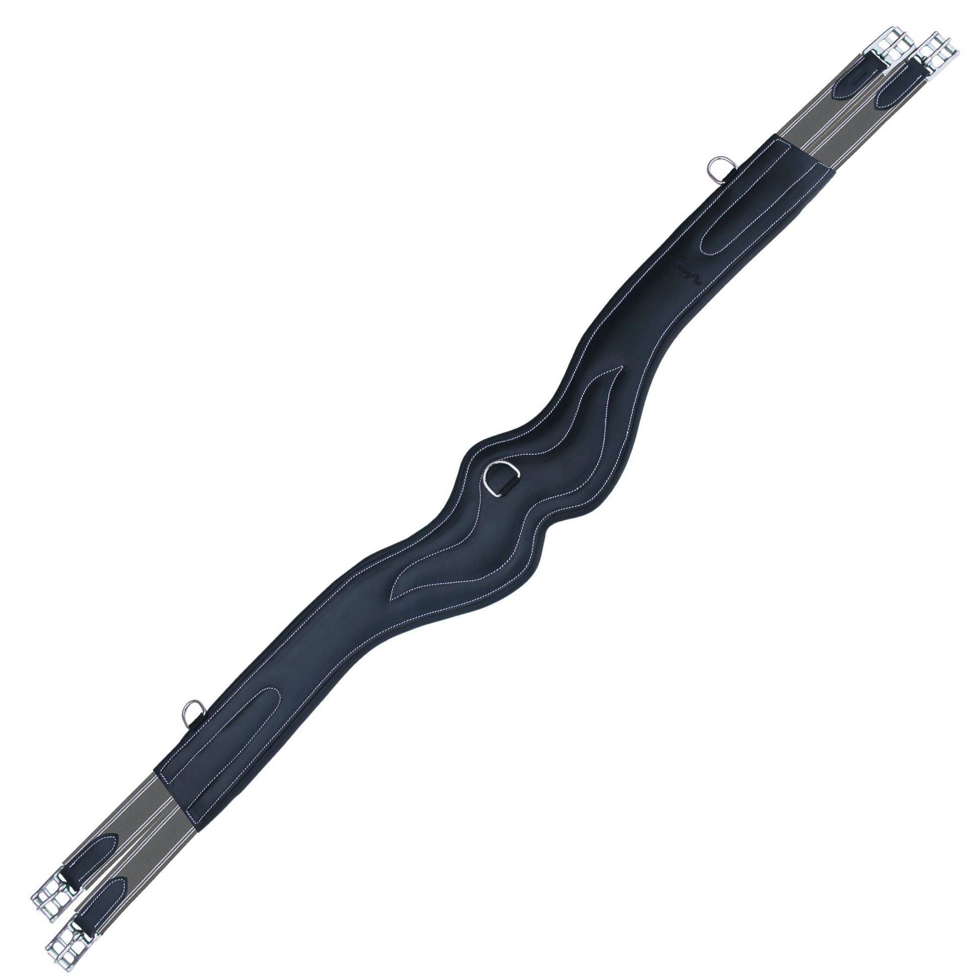 ExionPro 'AdaptLine' Wave Girth - Grey Elastic with White Lines