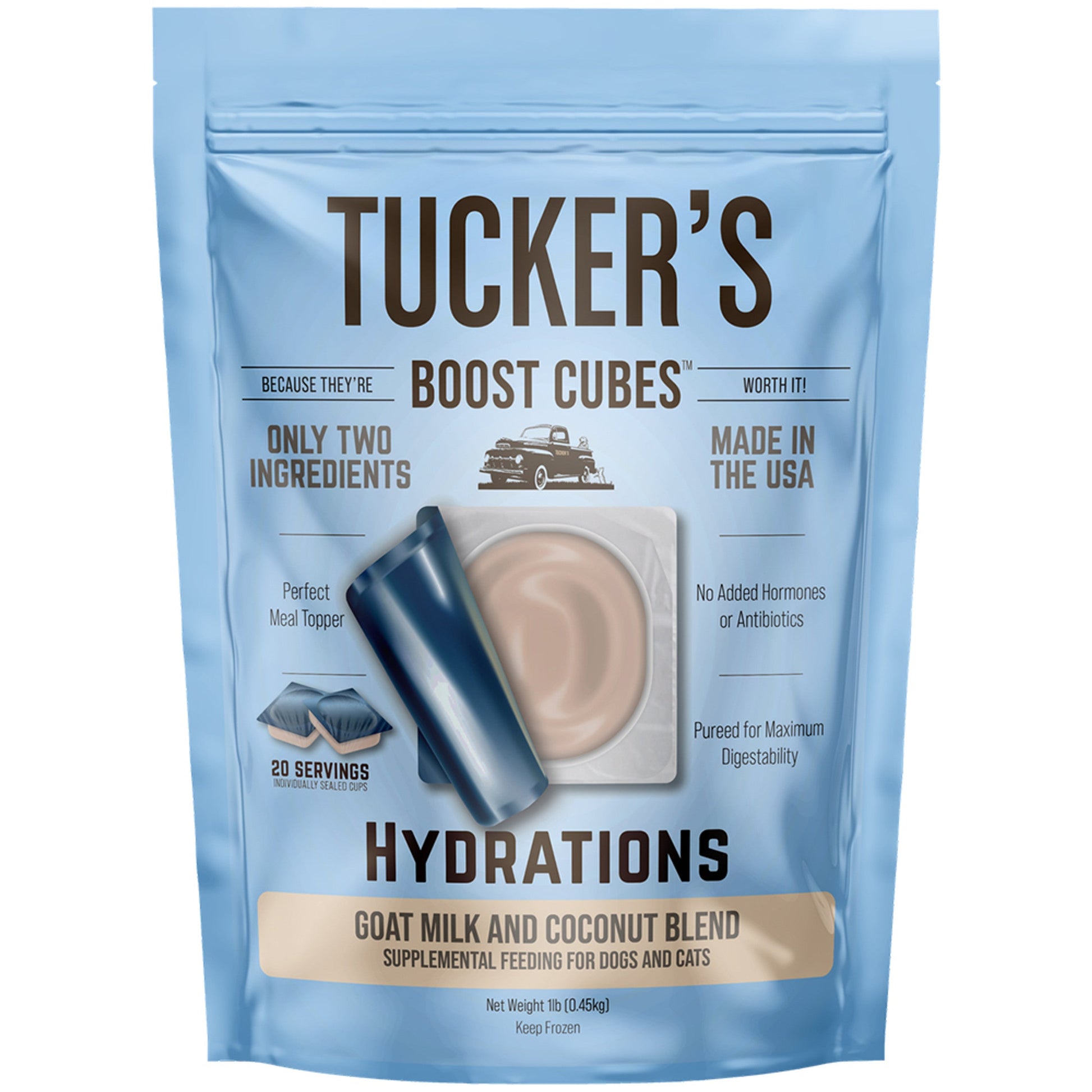 Tucker's Dog Food Boost Cube Goat Milk (1lb)