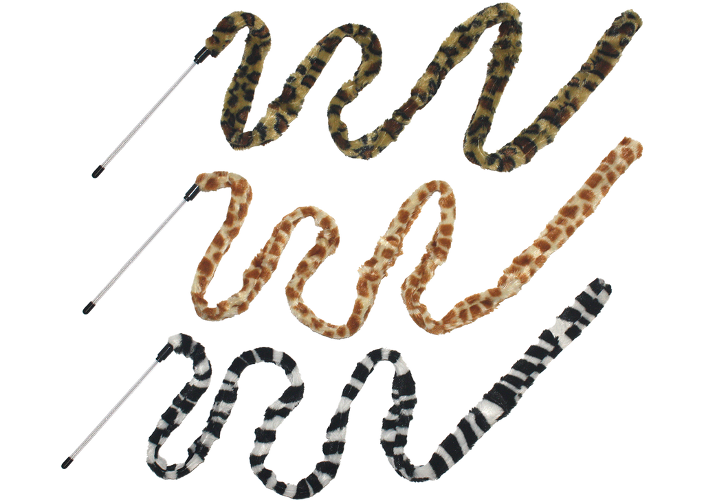 Multipet Safari Wizard Wands - Assorted Animal Prints 5"