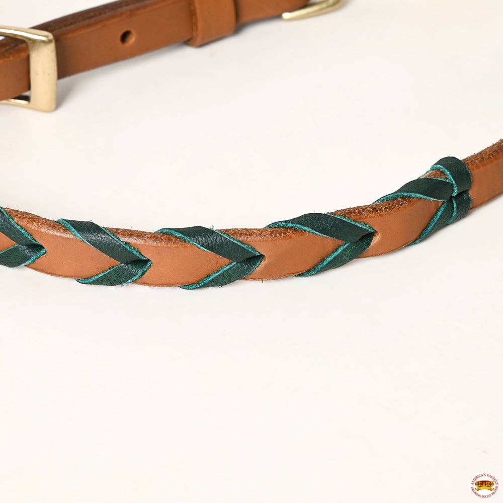 8 Feet Western Horse Leather Laced Barrel Roper Reins