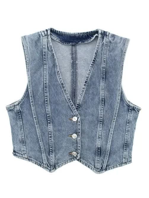 Denim vest