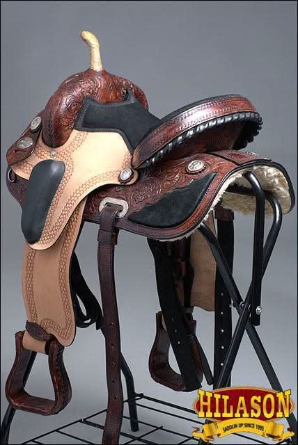 Flex Tree Western Horse Saddle American Leather Trail Barrel Racing By Hilason