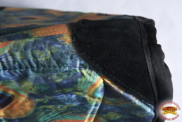 32X32 Peacock Hilason Equi Lok Elite Series Trail Horse Saddle Pad Made In Usa