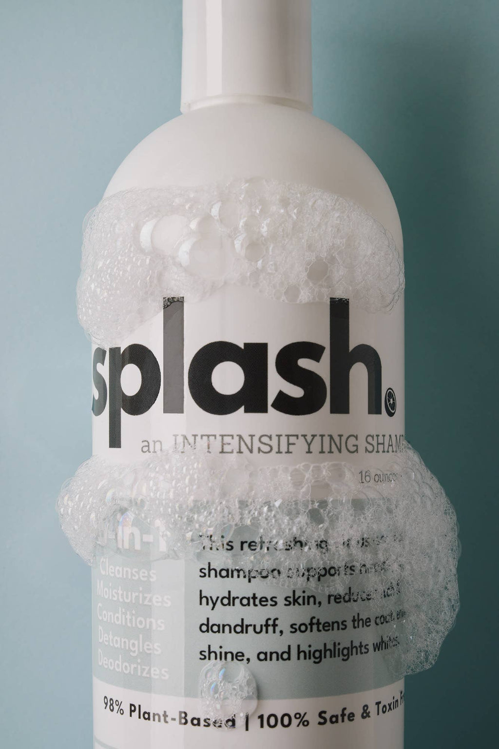 NEW! Splash. An Intensifying Shampoo.