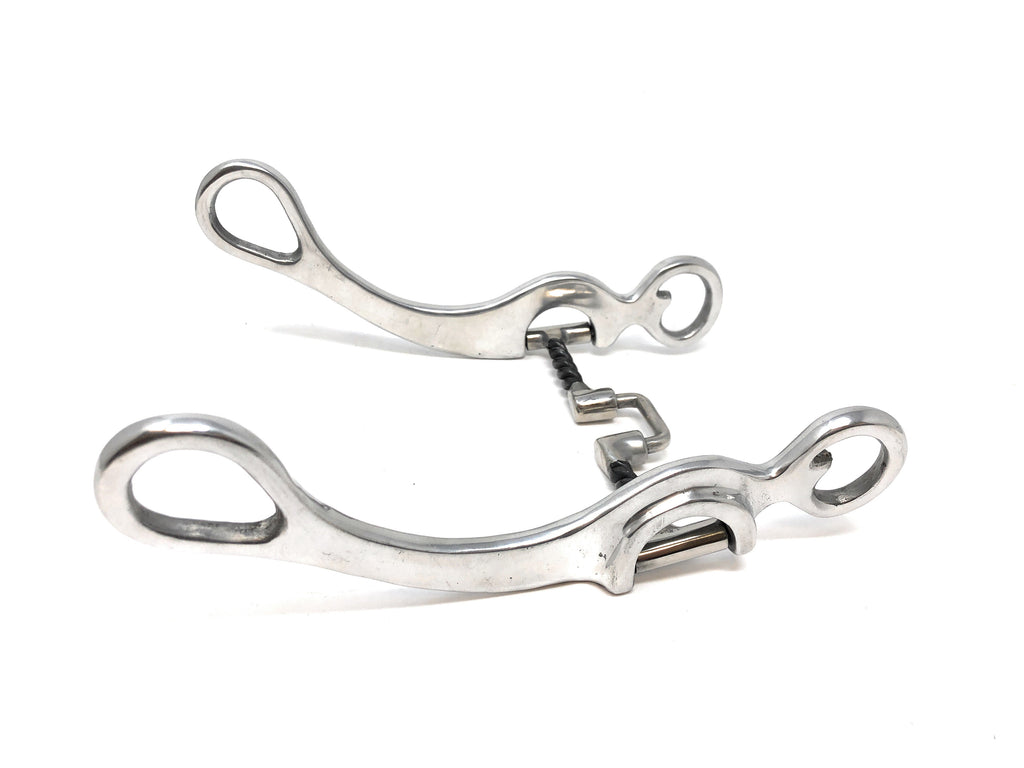 AJ Tack Aluminum Cheek Sweet Iron Square Twist Correction Bit