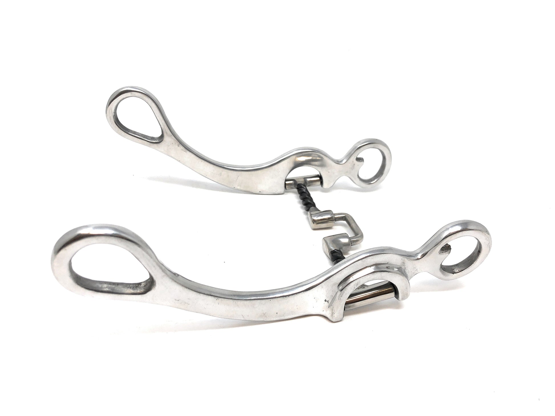 AJ Tack Aluminum Cheek Sweet Iron Square Twist Correction Bit