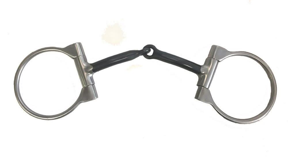 AJ Tack Dee Ring Smooth Snaffle Bit