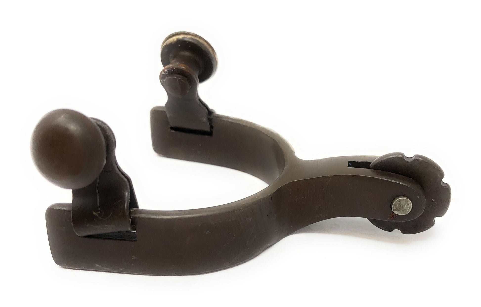 AJ Tack Baby Antique Brown Three Cross Spurs