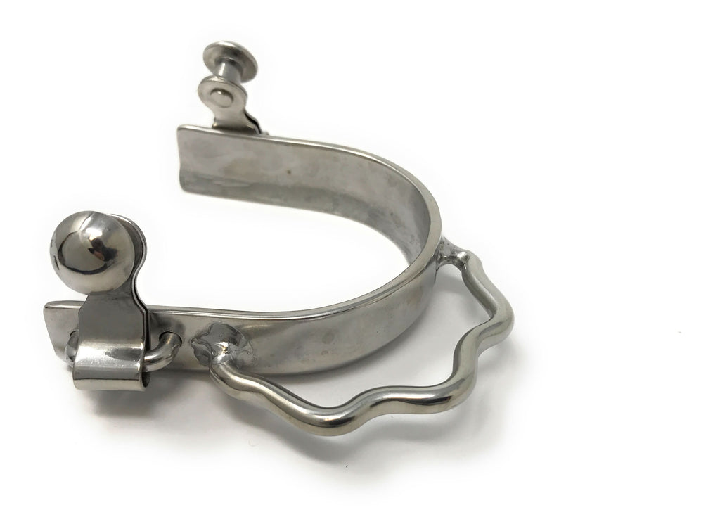 AJ Tack Men's Stainless Steel Bumper Spurs