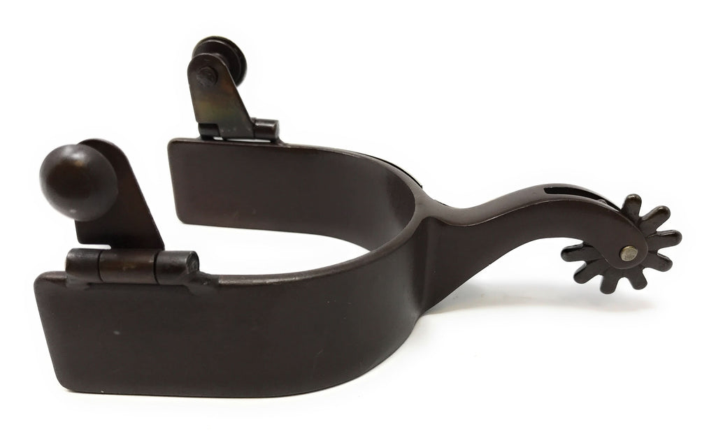 AJ Tack Men's Antique Brown Pleasure Horse and Stars Spurs