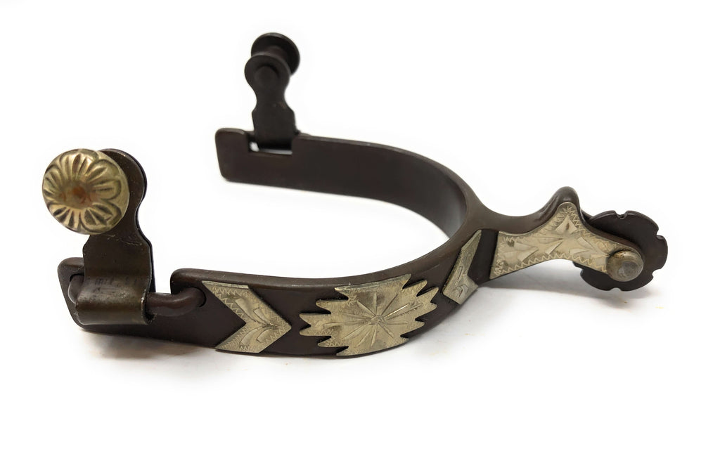 AJ Tack Ladies Antique Brown Southwest Spurs