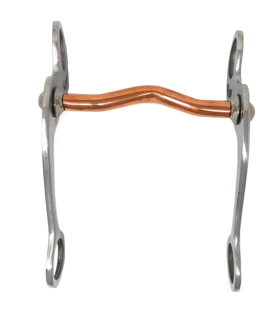 AJ Tack Copper Low Port Grazing Bit