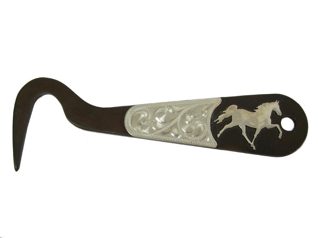 AJ Tack Antique Brown Steel Hoof Pick