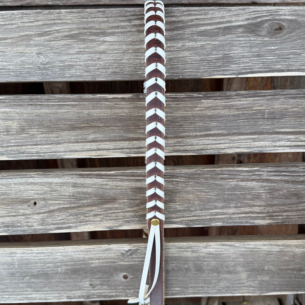 Leather Laced Barrel Reins
