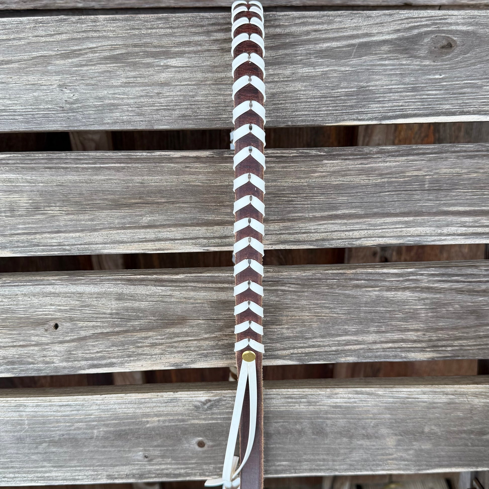 Leather Laced Barrel Reins