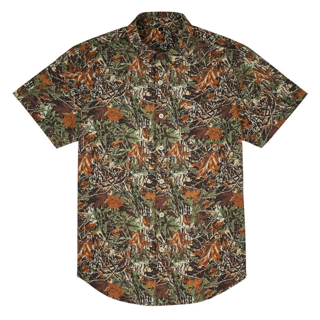 Performance Button Up - Forest