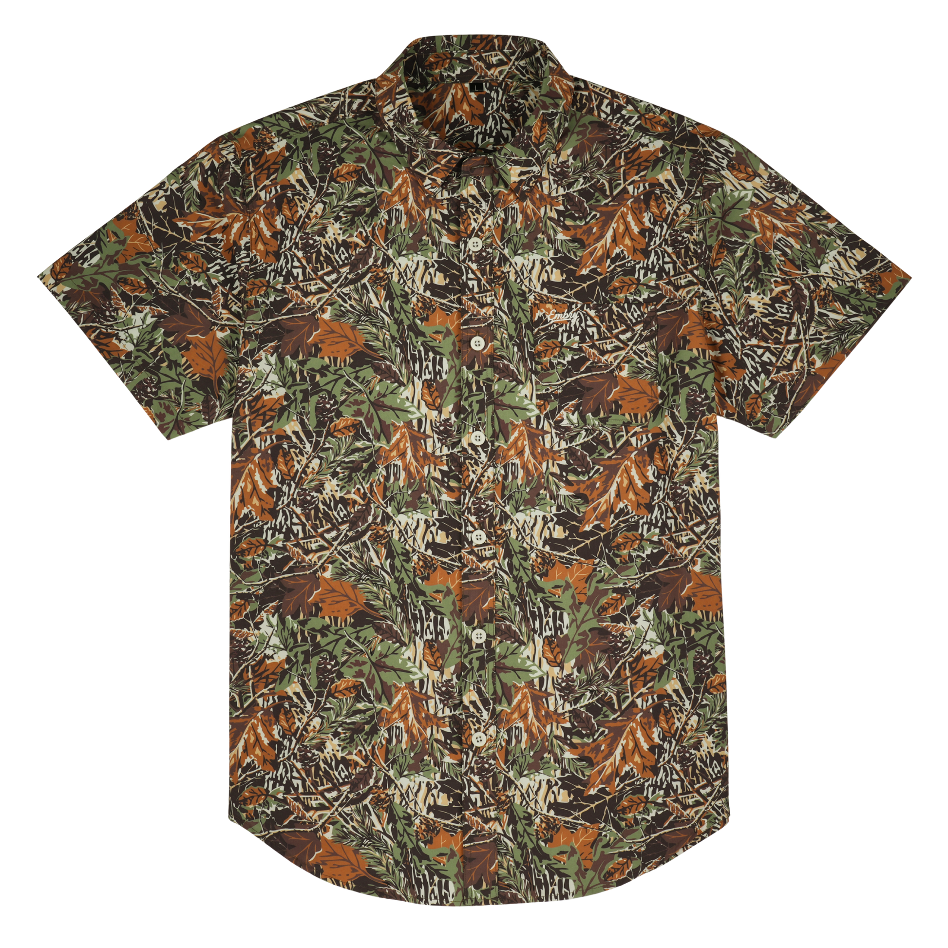Performance Button Up - Forest