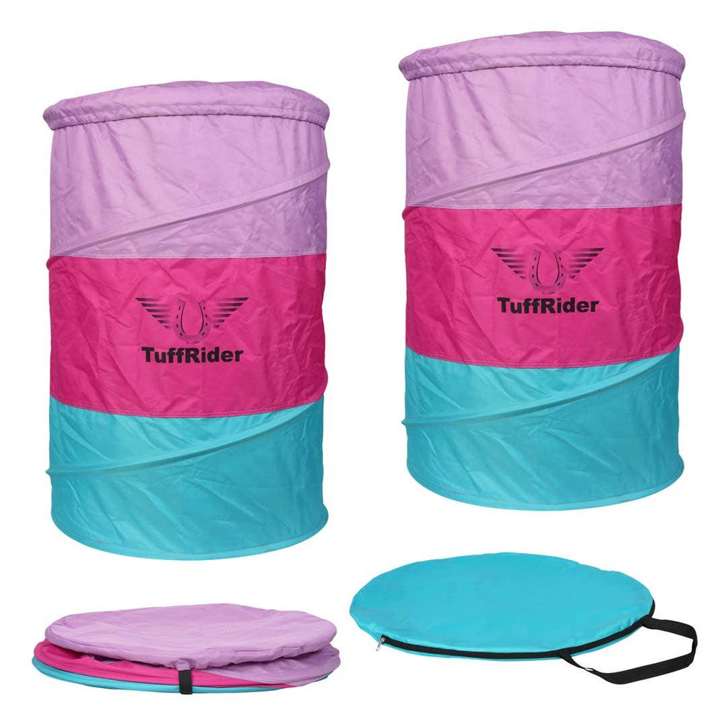 TuffRider Collapsible Barrel Set of 3: Lilac/Hot Pink/Teal / STD