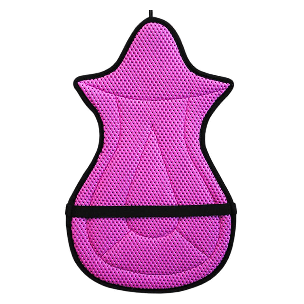 Hilason Anti Slip Cushion Grip Saddle Seat Cover With Cushion Raspberry