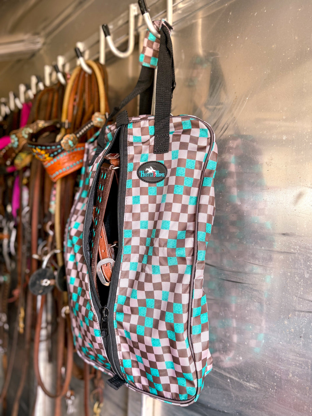 Checks Out Luxury Tack Bag