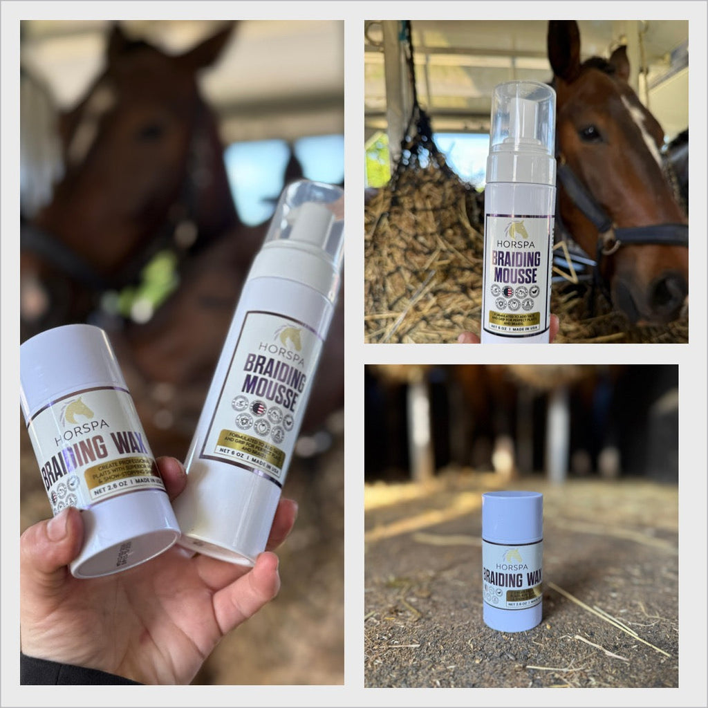 Braiding Mousse  6 oz clear bottle