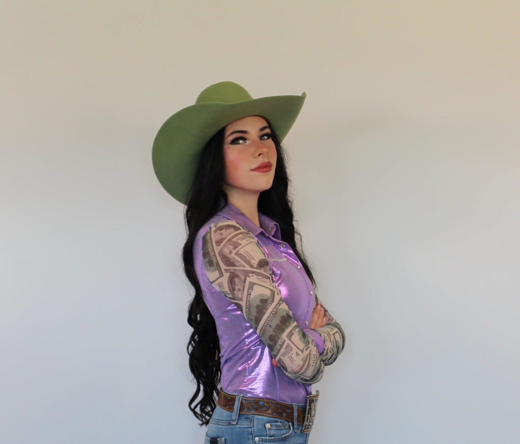 All In Pearl Snap Rodeo Shirt